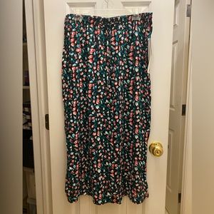 NWT Vintage skirt tulip pattern